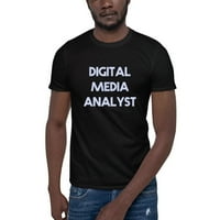 2xl digitalni medijski analitičar Retro stil kratkih rukava majica kratkih rukava po nedefiniranim poklonima