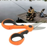 Škare za ribolov od nehrđajućeg čelika Mali prijenosni ergonomski mini rezači sa nosačem za redak protiv