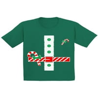 Awkward Styles Ugly Xmas majica za djevojke dječake Santa Claus Božićni slatkiši majica mališana