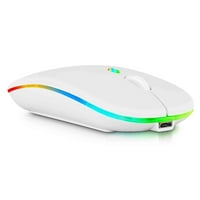 2.4GHz i Bluetooth miš, punjivi bežični LED miš za vivo IQOO Z Takođe je kompatibilan sa TV laptop Mac