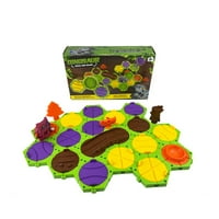 Builder puzzle Dinosaur Toy, Montessori Predškolska igračka, igračka igra kognitivna zgrada mozga igara