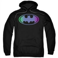 Batman & Gradient Bat Logo Pull-over za odrasle, crna - 5x