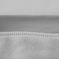 Hood Print Saobavi patentni zatvarač zimski kaput za žensku čišćenje sive veličine 2xl