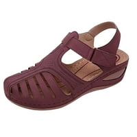 OAVQHLG3B Sandale za žene odobrenje ispod $ Žena Ljetne modne casual Sandale Ležerne prilike ravne cipele