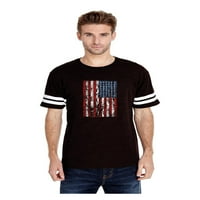 Muški fudbalski fini dres majica - Američka zastava 4. jula