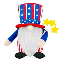 GiyBlacko Lutka Patriotska četvrta jula Dan Neovisnosti lutke Lutka Ručno rađena plišano ukrasi lutke