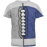 Fantasy Football Moum Grey and Blue Sve preko muške majice Muške X-LG