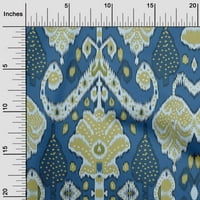 Onuone viskoza šifon plava tkanina azijska ikat tkanina za šivanje tiskane plovidbene tkanine sa dvorištem