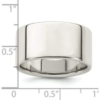 Sterling srebrni ss ravna veličina 7. Band izrađen u Sjedinjenim Državama QWFB100-7.5