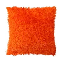 Xinqinghao plišani jastuk navlaka na kauču lumbalni jastuk poklopac kućnog ukrasa Čvrsta šarena d