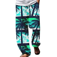 Hlače za muškarce Hlače ljetna plaža Hipie harem hlače baggy boho joga havajski casual bahat crotch