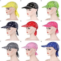 Park Creative Fashion Ispiši ženski ljetni bejzbol sunčev kapu Kerchief šareni šešir za maramu