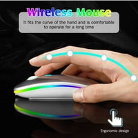 2.4GHz i Bluetooth miš, punjivi bežični miš za magični Bluetooth bežični miš za laptop MAC računarsku