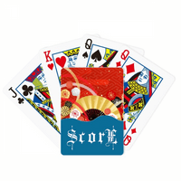 Sklopivi ventilator sakura geometrija uzorak poker igračke kartice INDE IGRE