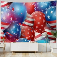 Dekoracije jula, Dan nezavisnosti Američka zastava Tapiserija zidova, tapiserija za spavaću sobu Estetika,