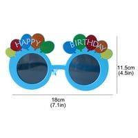 KoristeEfun Happy Rođendani naočale Smiješne naočale Rođendanska zabava Sunčane naočale za zabave, Božićni