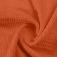 Lopecy-Sta bluze za žene Dressy Casual Božićni poklon Ženske vintage kap rukavice Rainbow ispisani uzorak Ležerne prilike kratkih rukava Narandžasti ušteda