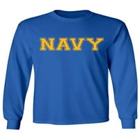 Atletska Navy majica dugih rukava