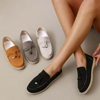 Lilgiuy Clearence ispod 10 $ casual plus size plitka usta graška cipela ženske vanjske trgovine Europske i američke modne cipele