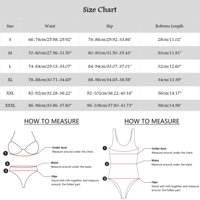 Aiymet ženska ale Solid bočna veza podesivi bikini plivajući donji plus, crni xl