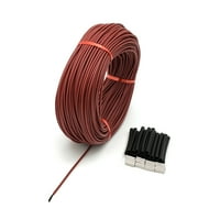 φ 12K 33ω Žica za grijanje od karbonskih vlakana 200 ℃ visoka temperatura Jednostavni silikonski gumeni kabel za grejanje