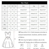 Clearsance Ljetne haljine za žene bez rukava mini seksi A-line ispisana V-izrez za zabavu ljubičasta