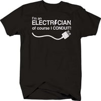 Im električar, naravno, košulja s srednjim tamno sivim