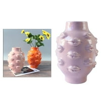 Keramička vaza dekoracija, vaza, kreativne usne oblikovane, foto rekvizicije, pogodno za dom, ured