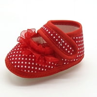Obuća za bebe Topla Girls Sole Dot Prewalker Soft Clace Baby Cipele Ležerne cipele za djecu Toddler