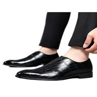 Tenmi Muška vjenčanica Udobnost kožna cipela za cipele na haljini Cipele Business Vintage šiljasta nožni