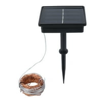 Henmomu Vanjski light string, solarna svjetla za ukrašavanje Ušteda energije za kućni dekor za zabavu