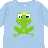 Inktastična slatka žaba, zelena žaba, kruna, žaba princa poklon dječaka majica ili majica dugih rukava