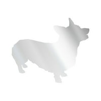 Pembroke Welsh Corgi naljepnica naljepnica naljepnica - samoljepljivi vinil - otporan na vremenske uvjete - izrađene u SAD - mnogo boja i veličina - pasji pas - pas