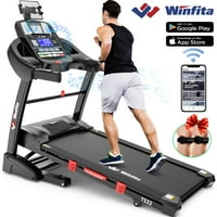 WinFita 4,5HP pametna preklopna staza sa kontrolom aplikacija, razine Auto secline Traka za trčanje,