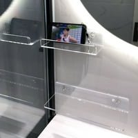 Akrilik bez probijanja čistog ljepljivog zida zaslon za prikaz stalak za kupatilo Kuhinja
