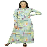 BIMBA ženski Rayon Maxi haljine s dugim rukavima košulja navratnicu Jilbab