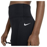 Nike ženske brze gamaše usjeva u obliku struka Crna veličina X-mala