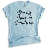 Grudnjak od kose gore znoji na majici, unise ženska košulja, udobna majica, pidžama majica, majica za