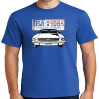 Kupite hladne majice Ford Mustang Country Pamučna majica, 2xL Royal Blue