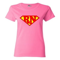 Dame Super medicinska sestra RN Registrovana medicinska sestra Super Hero DT Majica Tee