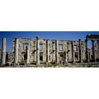 Stare ruševine na pejzažni karto Maximus Apamea Siria Poster Print do - 12