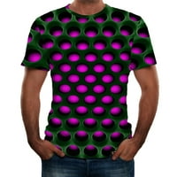 Modna majica Ljeto Novi stil 3D tiskani kratkih rukava Modna udobna bluza TOP Ležerni tee vrhovi