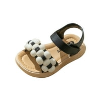 Anuirheih Toddler cipele za bebe Girls Cute Solid Color Cvijeće Neklizajuće Soft Sole Beach Sandals