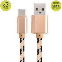 10FT USB tip C Brzi punjenje USB-C TIP-C 3. Kabel kabela za sinkronizaciju podataka za Samsung Galaxy