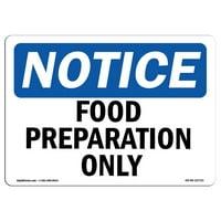 Znak za otkaz - primjećujte samo pripremu hrane