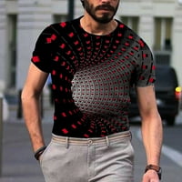 Muški unisni 3D životinjski tisak dnevne majice Ležerne prilike ljetne grafičke stranke ulica dugih