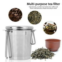 Prigušivač čaja, sa poklopcem višenamjenskim filtrom čaja, nehrđajući čelik Kuhinjska kuhinja Koristite
