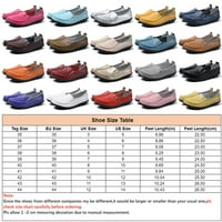 Prednji protivi ženske klizanje na kožnim natikačima Udobne cipele u praktičnoj polovnosti Srebrne veličine 4-13