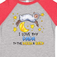 Inktastic Volim svoj tata do mjeseca i leđa slatka ovca poklon dječaka majica ili majica mališana