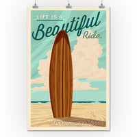 San Clemente, California, Brod za surfanje Letterpress, Život je prekrasna preša za vožnju